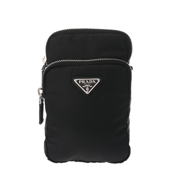プラダ ショルダーポーチ ブラック 2ZT024 Re-ナイロン レディース バッグ 【中古】【bag】