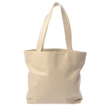 シャネル トートバッグ グレージュ ラムスキン レディース バッグ 【中古】【bag】