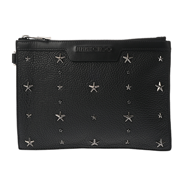 ジミーチュウ デレク ミニ ブラック レザー レディース バッグ 【中古】【bag】