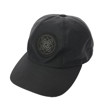 エルメス セレナ EPRON D OR #58 ブラック コットン65% ポリアミド 35% ユニセックス 帽子 【中古】【other】