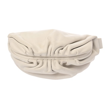 ボッテガ ヴェネタ ザ チェーン ポーチ ホワイト レザー レディース バッグ 【中古】【bag】