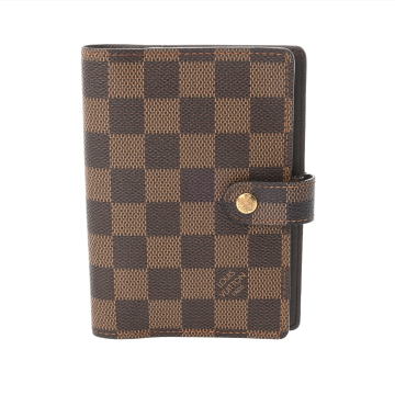 ルイ ヴィトン アジェンダ PM ブラウン R20700 ダミエキャンバス ユニセックス 筆記具 【中古】【other】