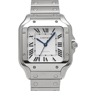 カルティエ サントス ドゥ カルティエ MM WSSA0029 シルバー メンズ 時計 【中古】【wristwatch】