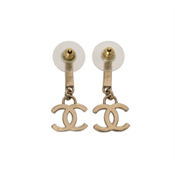 シャネル ココマーク  ゴールド/ホワイト ABC931 メタル/ストラス レディース ジュエリー 【中古】【jewelry】