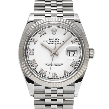 ロレックス デイトジャスト 36 126234 ホワイト メンズ 時計 【中古】【wristwatch】