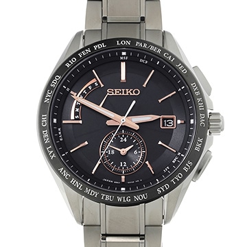 セイコー ブライツ フライトエキスパート SAGA243 ブラック メンズ 時計 【中古】【wristwatch】