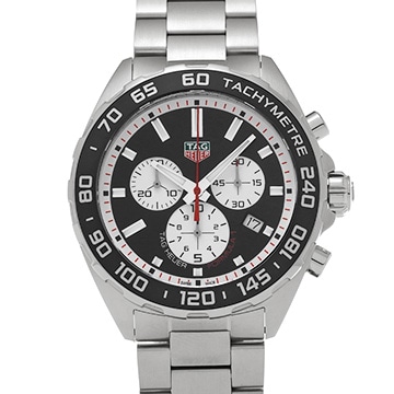 タグ ホイヤー フォーミュラ1 クォーツ クロノグラフ CAZ101E.BA0842 ブラック/シルバー メンズ 時計 【中古】【wristwatch】