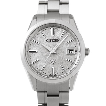 シチズン エコドライブ AQ4100-57B シルバー メンズ 時計 【中古】【wristwatch】