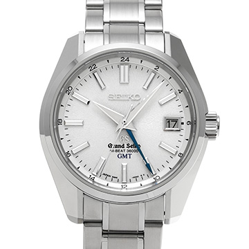グランドセイコー メカニカル ハイビート 36000 GMT SBGJ001 シルバー メンズ 時計 【中古】【wristwatch】