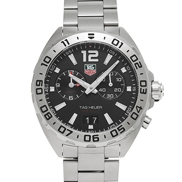 タグ ホイヤー フォーミュラ1 クォーツ WAZ111A.BA0875 ブラック メンズ 時計 【中古】【wristwatch】