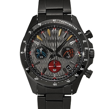 セイコー アルバトリオン モンスターハンター 20周年記念 2000本限定 8T63-03E0 ブラック メンズ 時計 【中古】【wristwatch】