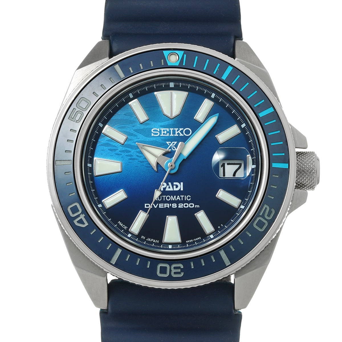 セイコー プロスペックス ダイバー スキューバ PADIモデル SBDY123 ブルー メンズ 時計 【中古】【wristwatch】