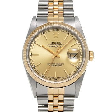 ロレックス デイトジャスト 36 16233 シャンパン メンズ 時計 【中古】【wristwatch】