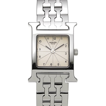 エルメス Hウォッチ HH1.210 アイボリー レディース 時計 【中古】【wristwatch】