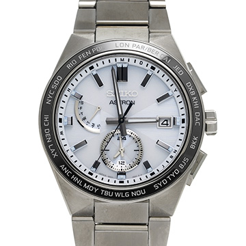 セイコー アストロン ネクスター SBXY049 ホワイト メンズ 時計 【中古】【wristwatch】