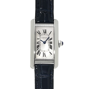 カルティエ タンク アメリカン SM WSTA0043 シルバー レディース 時計 【中古】【wristwatch】