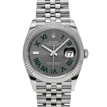 ロレックス デイトジャスト 36 126234 スレート メンズ 時計 【中古】【wristwatch】