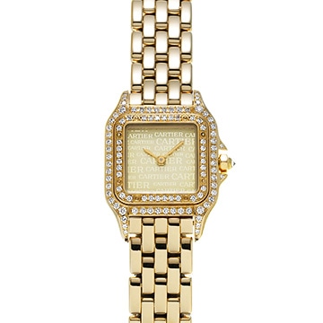 カルティエ パンテール クラシック＆フィガロ SM WF3254B9 ゴールド レディース 時計 【中古】【wristwatch】