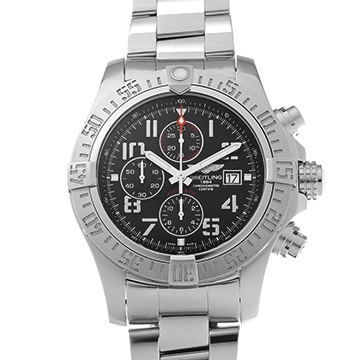 ブライトリング スーパーアベンジャー II A1337111/BC28 ブラック メンズ 時計 【中古】【wristwatch】