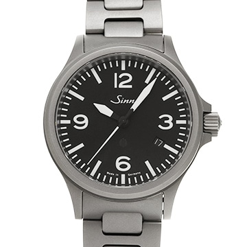 ジン 856.B 856.B ブラック メンズ 時計 【中古】【wristwatch】