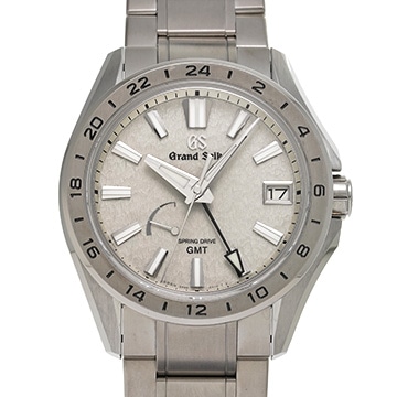 グランドセイコー エボリューション ９ コレクション スプリングドライブ GMT マスターショップ限定 SBGE285 グレー メンズ 時計 【中古】【wristwatch】