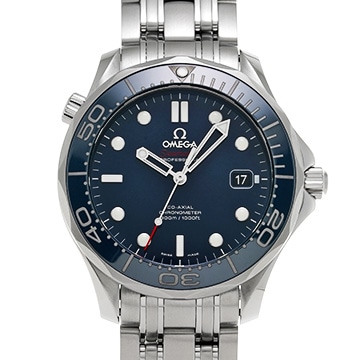オメガ シーマスター ダイバー300 コーアクシャル 212.30.41.20.03.001 ブルー メンズ 時計 【中古】【wristwatch】
