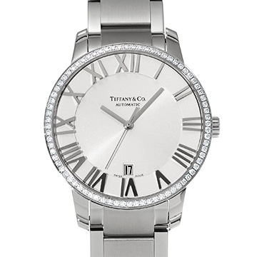 ティファニー アトラス ドーム Z1801.68.10B21A00A ホワイト メンズ 時計 【中古】【wristwatch】