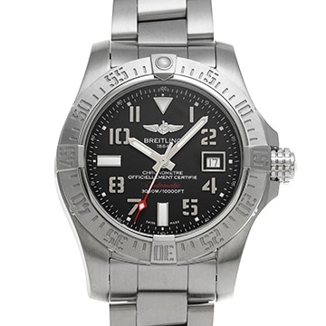 ブライトリング アベンジャーII シーウルフ A17331101B2A1 ブラック メンズ 時計 【中古】【wristwatch】
