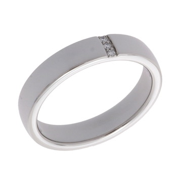 ハリー ウィンストン スリーストーン バンドリング シルバー WBDPRD3S4BP-072 Pt950プラチナ レディース ジュエリー 【中古】【jewelry】