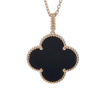 ヴァン クリーフ&アーペル マジックアルハンブラ ロングネックレス ゴールド VCARO49M00 K18イエローゴールド YG レディース ジュエリー 【中古】【jewelry】