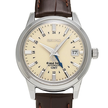 グランドセイコー オートマティック GMT SBGM003 アイボリー メンズ 時計 【中古】【wristwatch】