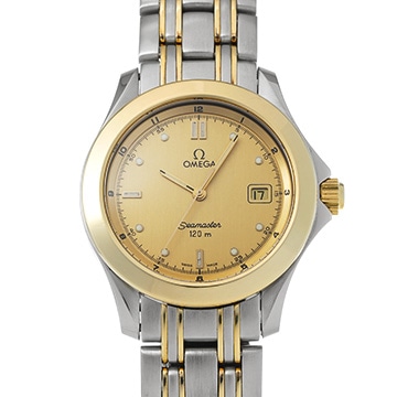 オメガ シーマスター 120 デイト 2311.10 シャンパン メンズ 時計 【中古】【wristwatch】