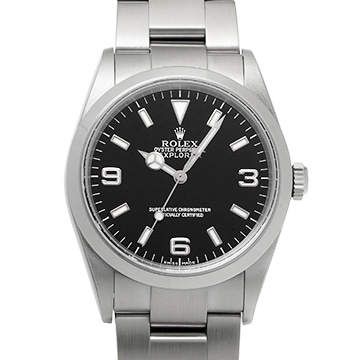 ロレックス エクスプローラー 114270 ブラック メンズ 時計 【中古】【wristwatch】