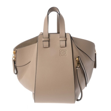 ロエベ ハンモックバッグ スモール サンド 387.30.S35 クラシックカーフ レディース バッグ 【中古】【bag】