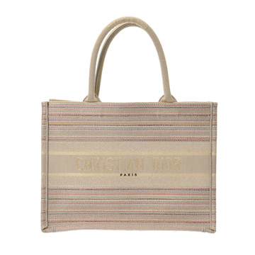 ディオール ブックトートバッグ ミディアム マルチカラー M1296ZRFO_M885 キャンバス レディース バッグ 【中古】【bag】