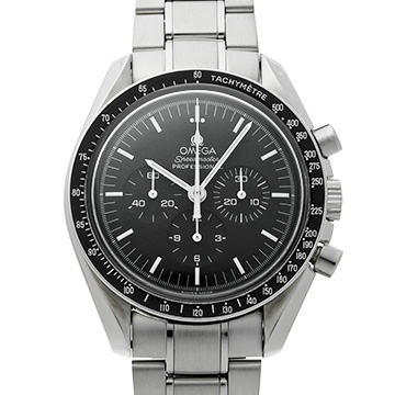 オメガ スピードマスター ムーンウォッチ プロフェッショナル アポロ11号 30th 3560.50 ブラック メンズ 時計 【中古】【wristwatch】