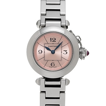 カルティエ ミスパシャ W3140008 ピンク レディース 時計 【中古】【wristwatch】