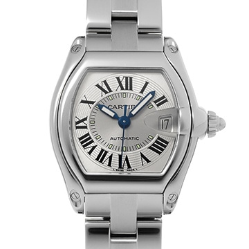 カルティエ ロードスター LM W62000V3 シルバー レディース 時計 【中古】【wristwatch】