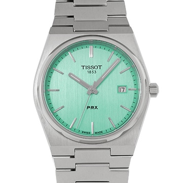 ティソ PRX T137.410.11.091.01 ライトグリーン メンズ 時計 【中古】【wristwatch】
