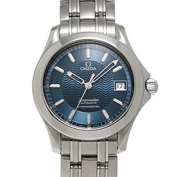 オメガ シーマスター 120 2501.81 ブルー メンズ 時計 【中古】【wristwatch】