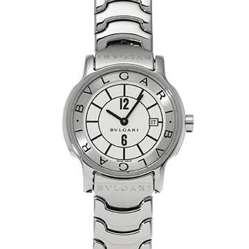 ブルガリ ソロテンポ ST29S ホワイト レディース 時計 【中古】【wristwatch】