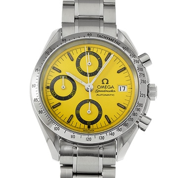 オメガ スピードマスター デイト ミハエル・シューマッハ 1st 3511.12 イエロー メンズ 時計 【中古】【wristwatch】