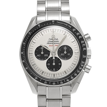 オメガ スピードマスター プロフェッショナル ムーンウォッチ アポロ11号 35th 3569.31 ホワイト/ブラック メンズ 時計 【中古】【wristwatch】