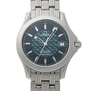 オメガ シーマスター 120 ジャック・マイヨール 1997 2500.80 ブルー メンズ 時計 【中古】【wristwatch】