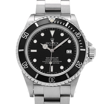 ロレックス シードゥエラー 16600 ブラック メンズ 時計 【中古】【wristwatch】