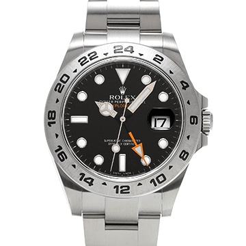 ロレックス エクスプローラーII 216570 ブラック メンズ 時計 【中古】【wristwatch】