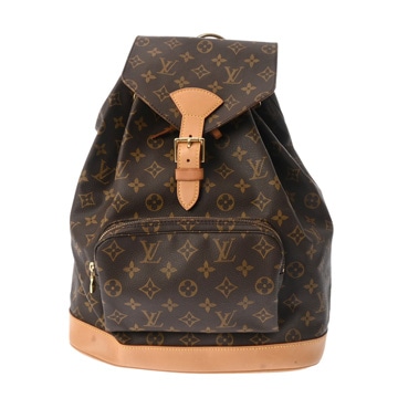ルイ ヴィトン モノグラム モンスリ GM ブラウン M51135 モノグラムキャンバス レディース バッグ 【中古】【bag】