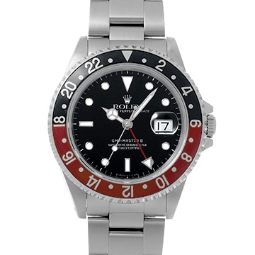 ロレックス GMTマスターII 16710 ブラック メンズ 時計 【中古】【wristwatch】