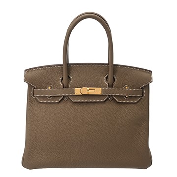 エルメス バーキン 30  エトゥープ トゴ レディース バッグ 【中古】【bag】