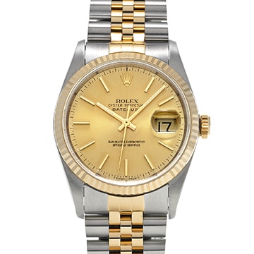 ロレックス デイトジャスト 16233 シャンパン メンズ 時計 【中古】【wristwatch】